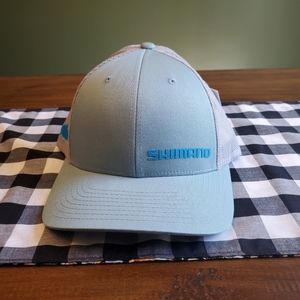 Men's Blue and Grey Shimano Hat